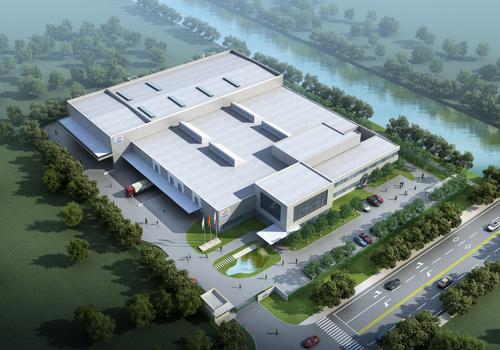 Erweiterte Produktionshalle von STÜKEN Shanghai