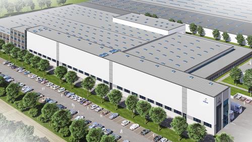 Bauzeichnung des neuen Logistikzentrums von STÜKEN in Rinteln