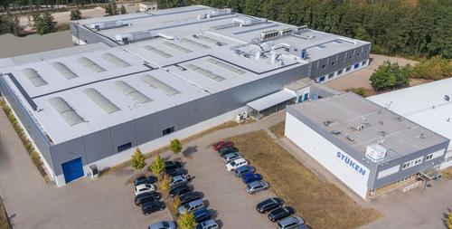 Luftaufnahme des STÜKEN Produktionsstandorts Tschechien