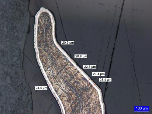 Nahaufnahme des Verfahrens SWEP15® zum Randschichtenhärten von Edelstahl
